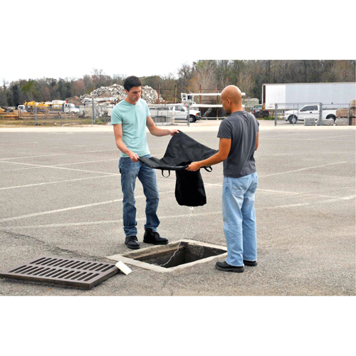 Archaea Boom Ultra-Drain Guard&reg; Catch Basic Guard, Bioremediation/Oil & Sediment, 48" L x 36" W Mukwa Safety Services