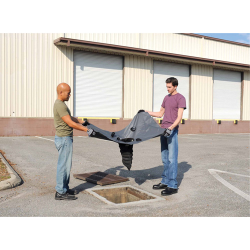 Ultra-Drain Guard&reg; Catch Basin Insert, Heavy Metals/Oil & Sediment, 48" L x 36" W Mukwa Safety Services