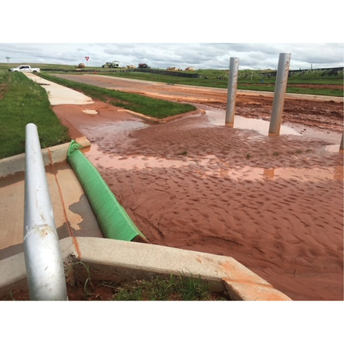 Green Ultra-Silt Dike&reg;, 7' L x 5' W Mukwa Safety Services