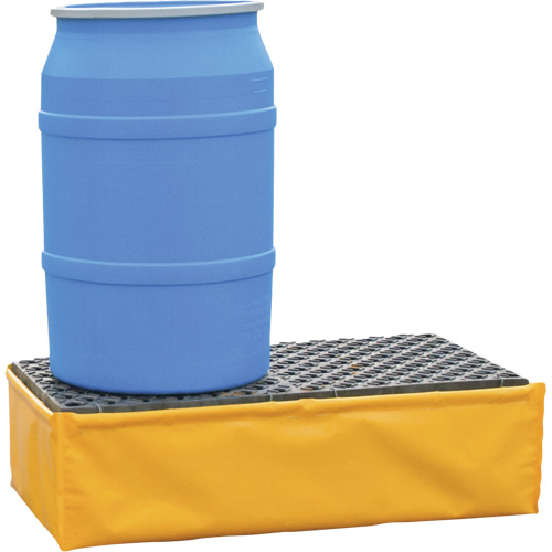 2-Drum Flexible Ultra-Spill Pallet&reg;, 66 US gal. Spill Capacity, 48" x 24" x 14" Mukwa Safety Services