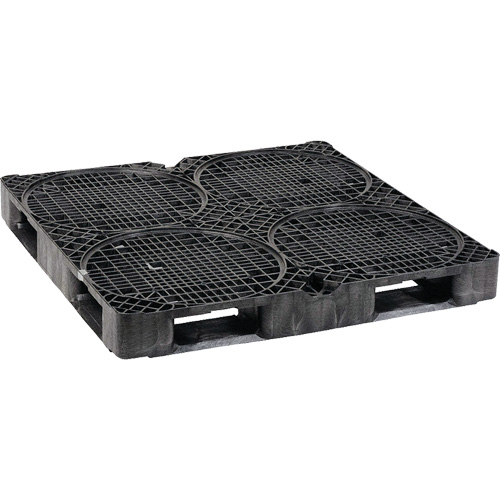 4-Drum Ultra-Spill King&reg; Drum Pallet (Only), 85 US gal. Spill Capacity, 48.8" x 48.8" x 5.5" Mukwa Safety Services