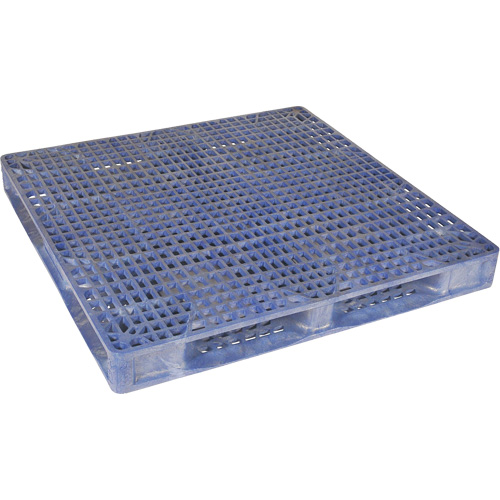 4-Drum Ultra-Spill King&reg; Flat Deck Pallet (Only), 85 US gal. Spill Capacity, 48.8" x 48.8" x 5.5" Mukwa Safety Services