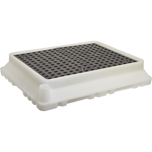 P4 Ultra-Spill Tray&reg;, 17" L x 21" W x 4" H, 2.9 US gal. Spill Capacity Mukwa Safety Services
