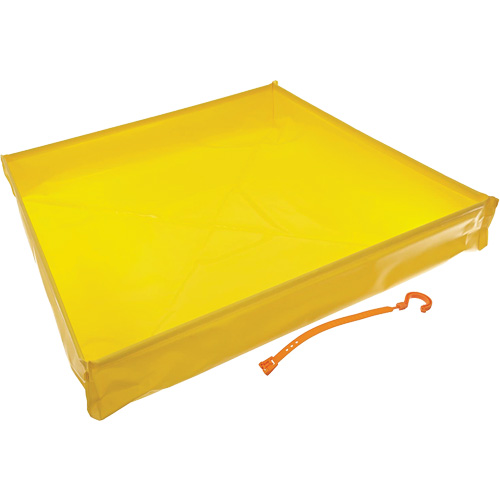 Flexible Ultra-Utility Tray&reg;, 30" L x 30" W x 4.8" H, 9.5 US gal. Spill Capacity Mukwa Safety Services