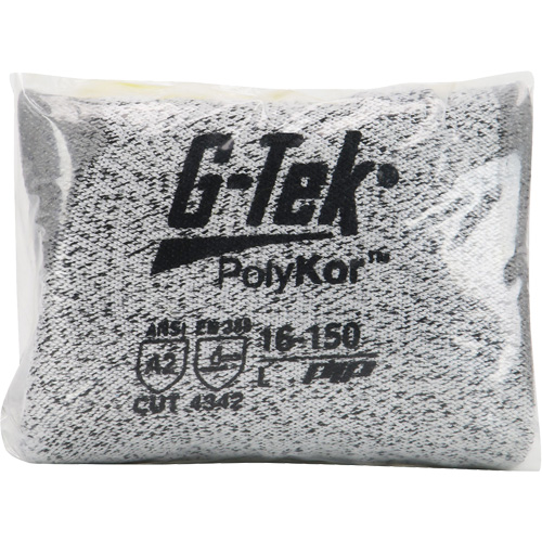 Gants r&eacute;sistants aux coupures G-Tek en tricot sans couture, T-petit, Calibre 13, Rev&ecirc;tement Polyur&eacute;thane, ASTM ANSI niveau A2/EN 388 niveau B Mukwa Safety Services
