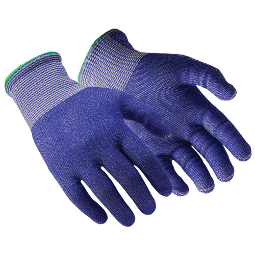 Gants r&eacute;sistants aux coupures de grade alimentaire Helix 3033, Taille 6/T-petit, Calibre 13, Enveloppe en Polyester/Fibre de verre/PEHP, ASTM ANSI niveau A6 Mukwa Safety Services