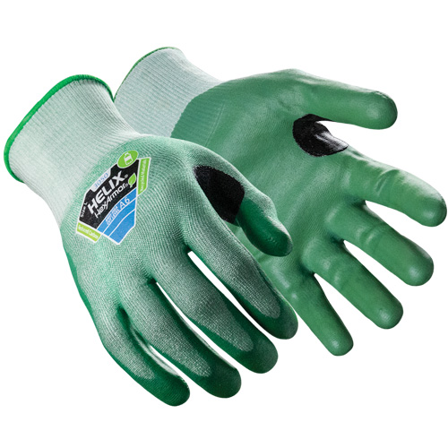 Gants r&eacute;sistants aux coupures Helix 3050, Taille 5/2T-petit, Calibre 18, Rev&ecirc;tement Nitrile, Enveloppe en Polyester/Fibre de verre/PEHP, ASTM ANSI niveau A6 Mukwa Safety Services