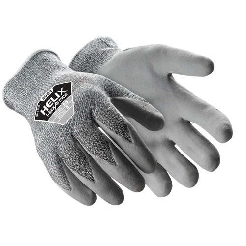 Gants r&eacute;sistants aux coupures Helix 3084, Taille Petit/7, Calibre 13, Rev&ecirc;tement Silicone, Enveloppe en PEHP, ASTM ANSI niveau A5 Mukwa Safety Services