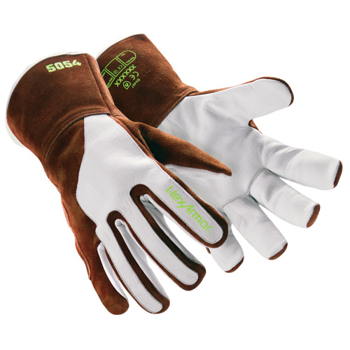 Gants de soudage HeatArmor 5054, Cuir fleur de ch&egrave;vre, Taille Petit/7 Mukwa Safety Services