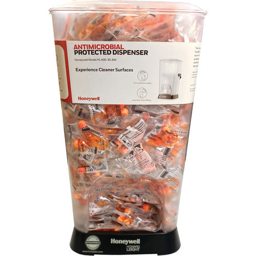 HL400 AM Corded Earplug Dispenser with TF-30 Earplugs Canister Mukwa Safety Services