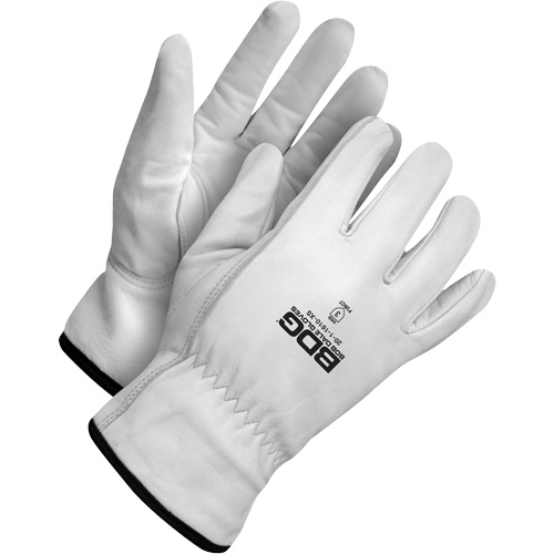 Gants de chauffeur r&eacute;sistants &agrave; la perforation, Petit, Paume en Cuir fleur de ch&egrave;vre Mukwa Safety Services