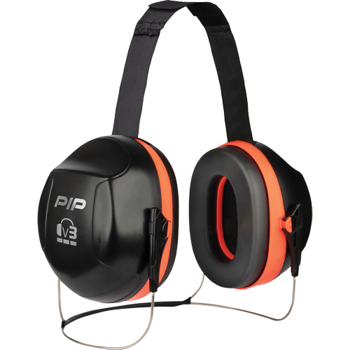 Dynamic V3 Passive Ear Muffs, Neckband, 27 NRR dB Mukwa Safety Services