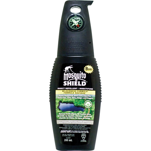 Insectifuge Mosquito Shield, DEET &agrave; 30 %, Vaporisateur, 200 ml Mukwa Safety Services