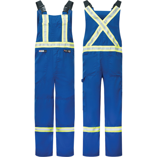 Salopette antistatique et ignifuge 6,5 oz Westex DH, Petit, Bleu royal Mukwa Safety Services