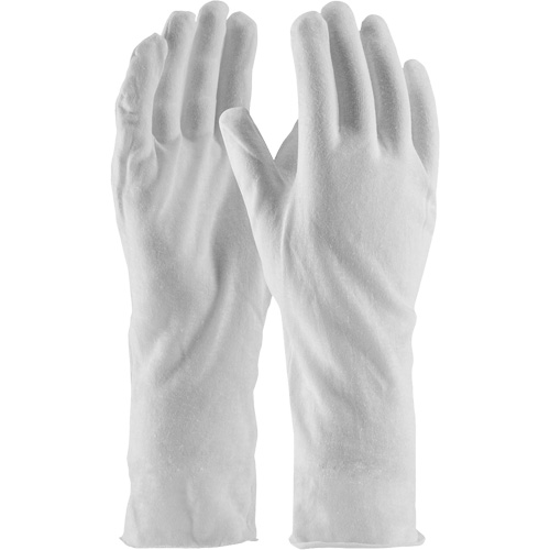 Gants d'inspection de qualit&eacute; sup&eacute;rieure CleanTeam, Coton, Poignet Non ourl&eacute;, Taille unique Mukwa Safety Services