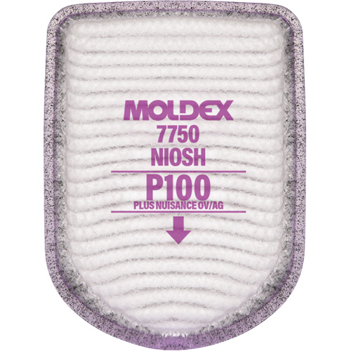 Filtre pour respirateur semi-rectangulaire, Filtre contre les particules avec suppresion de vapeurs nuisibles, Vapeurs organiques/Gaz acides/P100 Mukwa Safety Services