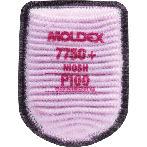 Filtre pour respirateur semi-rectangulaire avec IonicAir Filtration Technology, Filtre contre les particules avec suppresion de vapeurs nuisibles, Vapeurs organiques/Gaz acides/P100+ Mukwa Safety Services