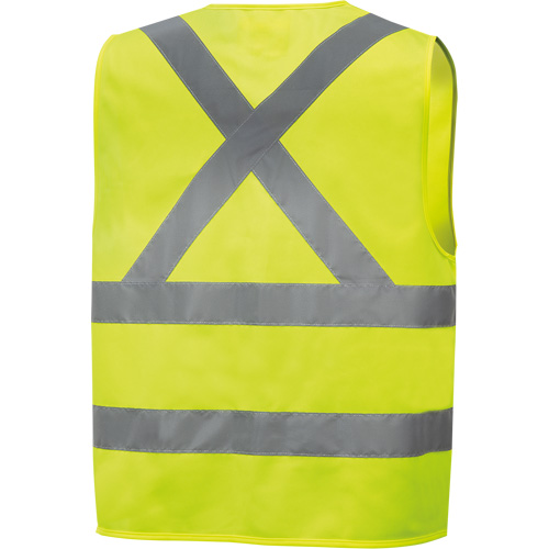 6886 High-Visibility Tricot Safety Vest, High Visibility Lime-Yellow, Small, Polyester Mukwa Safety Services