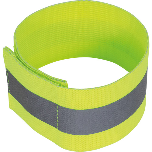 1141 High-Visibility Lime-Yellow Elastic Armband Mukwa Safety Services