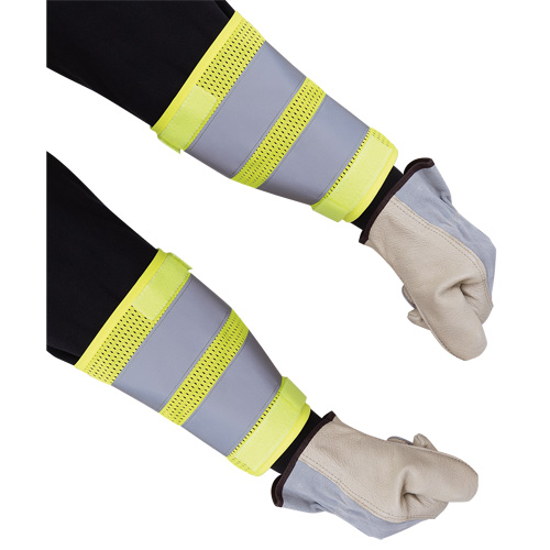 164A High-Visibility Yellow 8" Traffic Cuffs Mukwa Safety Services