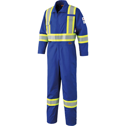 7704T Combinaison anti-arc &eacute;lectrique FR-Tech, Taille 40 (grand taille), Bleu royal, 10 cal/cm² Mukwa Safety Services