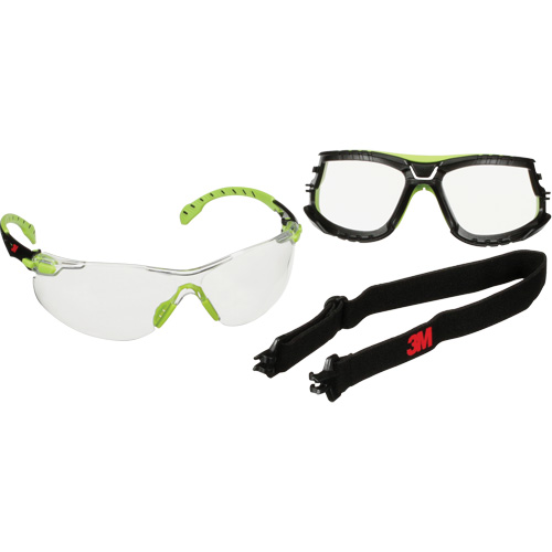 Solus 1000 Series Safety Glasses, Clear Lens, Anti-Fog/Anti-Scratch, ANSI Z87+/Meets/Exceeds CSA Z94.3 Mukwa Safety Services