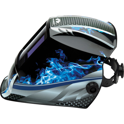 Leadhead&reg; Auto Darkening Welding Helmet, 3.8" L x 3.4" W View Area, 9 - 13 Shade Range Mukwa Safety Services