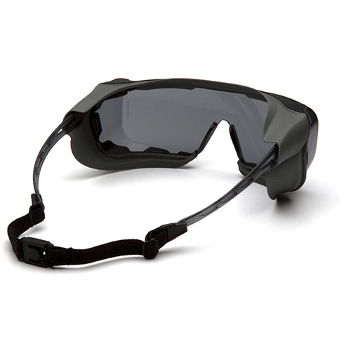 Cappture Plus Safety Goggles, Grey Lens, Anti-Fog, Closed Vent Mukwa Safety Services