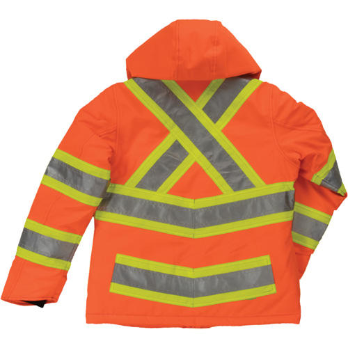Manteau de s&eacute;curit&eacute; isolant et extensible pour femmes, Polyester, Orange haute visibilit&eacute;, T-Grand Mukwa Safety Services