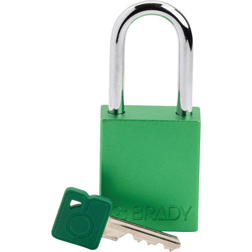 Cadenas de s&eacute;curit&eacute;, Cadenas de s&eacute;curit&eacute;, Cl&eacute;s diff&eacute;rentes, Aluminium, Largeur de 1-1/2" Mukwa Safety Services