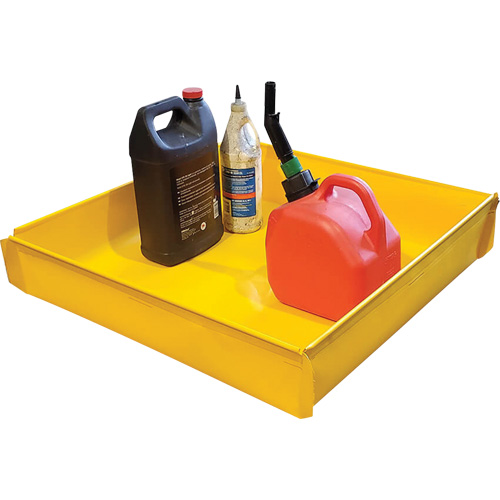 Plateau utilitaire flexible, 24" lo x 24" la x Cap. de d&eacute;versement 8 gal. US Mukwa Safety Services