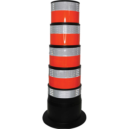 D&eacute;lin&eacute;ateur, Hauteur 47,25", Orange/Blanc Mukwa Safety Services
