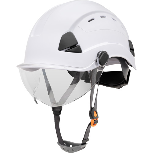 Casque de s&eacute;curit&eacute; Fibre Metal, R&eacute;pond aux normes CSA type 2, Suspension Rochet, Non ventil&eacute; Mukwa Safety Services