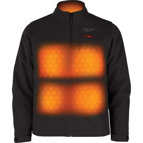 M12 Heated Toughshell Jacket with Battery, Men's, Small, Black Mukwa Safety Services