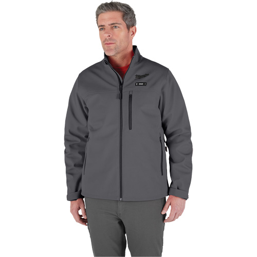 M12 Heated Toughshell Jacket (Jacket Only), Men's, Large, Grey Mukwa Safety Services