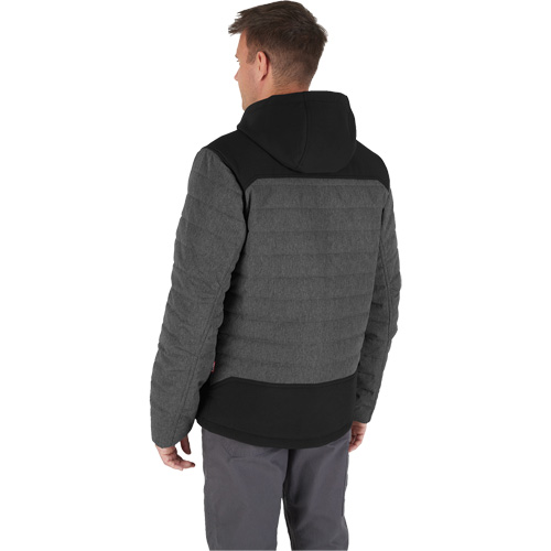 M12 Heated Quietshell Jacket with Battery, Men's, Small, Grey Mukwa Safety Services