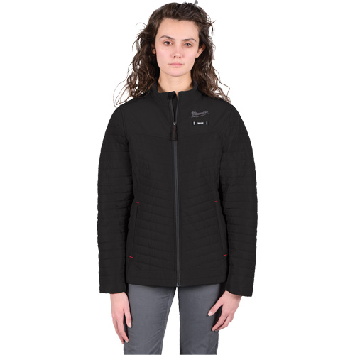 M12 Heated Axis Jacket with Battery, Women's, Large, Black Mukwa Safety Services