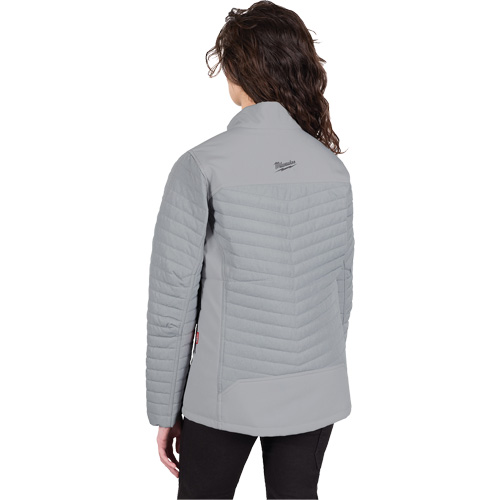 M12 Heated Axis Jacket with Battery, Women's, Small, Grey Mukwa Safety Services