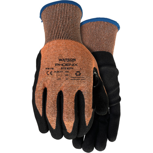 Stealth Phoenix Cut-Resistant Gloves, Size X-Small, 18 Gauge, Nitrile Coated, HPPE/Polyester Shell, ASTM ANSI Level A4 Mukwa Safety Services