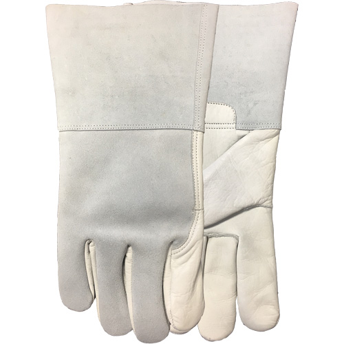 Gants d'ajusteur Fabulous Fabricator 2757E, Petit, Paume en Cuir fleur de vache, Doublure en Molleton de coton Mukwa Safety Services