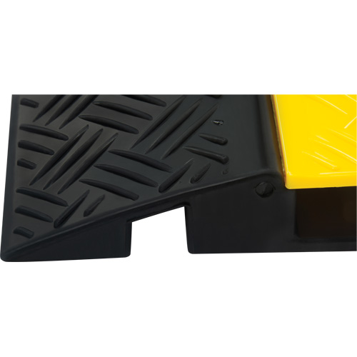 Polyurethane Cable Protector, 3 Channels, 35.43" L x 19.69" W x 3" H Mukwa Safety Services