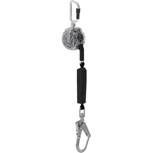 C&acirc;ble de limiteur de chute personnel 36CLS V-TEC, 10', Acier galvanis&eacute;, Pivotant Mukwa Safety Services