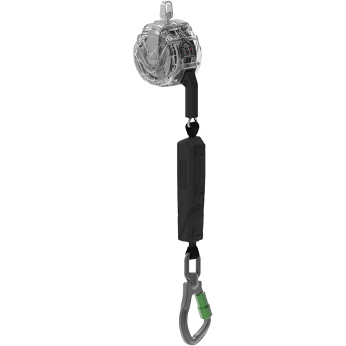 V-TEC ALTAKS Personal Fall Limiter-Cable, 10', Galvanized Steel, Swivel Mukwa Safety Services