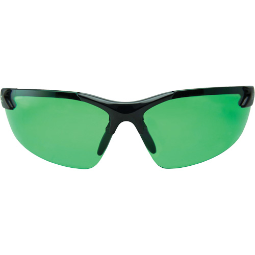 Zorge G2 Safety Glasses, Green Lens, Anti-Scratch, ANSI Z87+/MCEPS GL-PD 10-12/Meets/Exceeds CSA Z94.3 Mukwa Safety Services