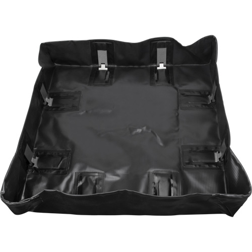 Collapsible Berm, 179 US gal. Capacity, 6' W x 8' L x 6" H, Snap-Up Bracket Mukwa Safety Services