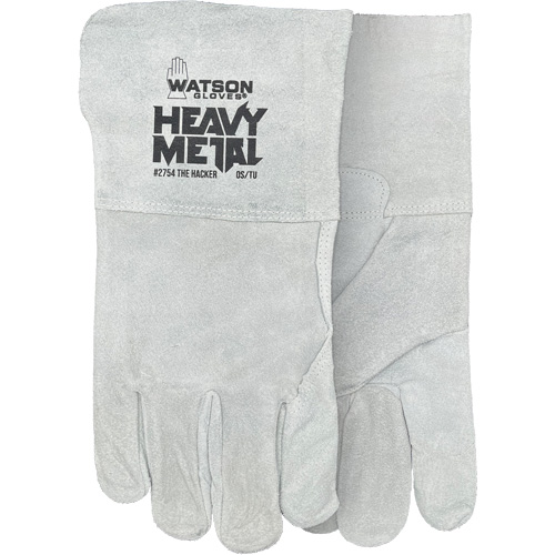 The Hacker Welding Gloves, Split Cowhide, Size One Size Mukwa Safety Services