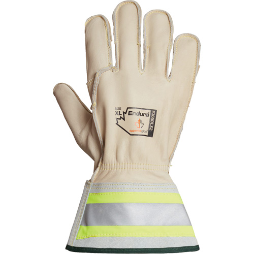 Gants de monteur de lignes Endura 365DLX2, Petit, Paume en Cuir de cheval Mukwa Safety Services