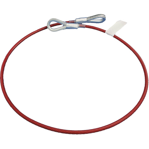 AS-21000-6 PeakWorks&reg; 6' Cable Anchor with Eye-End Configuration, Sling Mukwa Safety Services