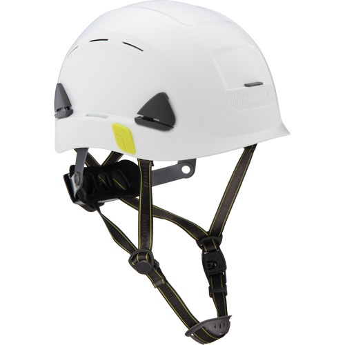 Casque de s&eacute;curit&eacute; d'escalade Fibre Metal, R&eacute;pond aux normes CSA type 2, Suspension Rochet, Ventil&eacute; Mukwa Safety Services