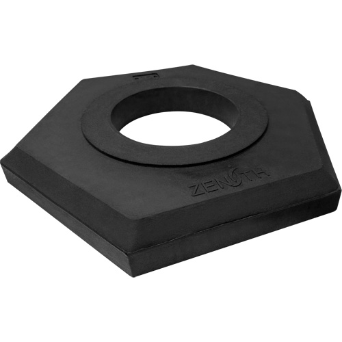 Rubber Channelizer Base, 15 lbs. Mukwa Safety Services